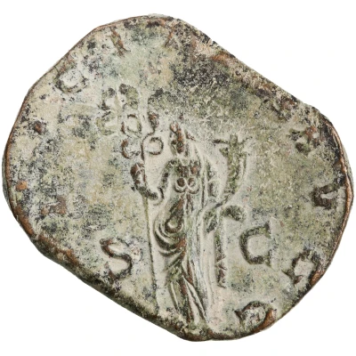 Sestertius - Gallienus FELICITAS AVGG S C; Felicitas back