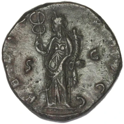 Sestertius - Gallienus FELICITAS AVGG S C; Felicitas back