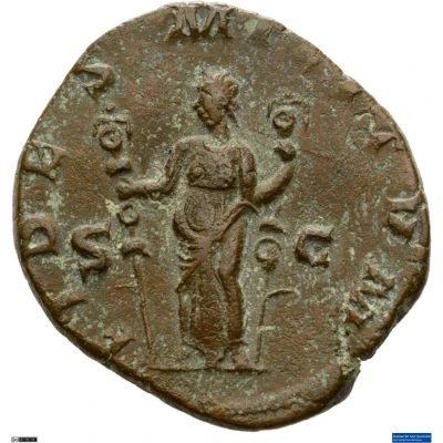 Sestertius - Gallienus FIDES MILITVM S C; Fides back