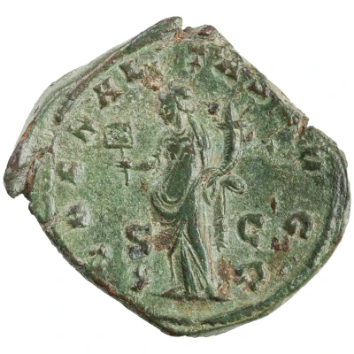 Sestertius - Gallienus LIBERALITAS AVGG S C; Liberalitas back