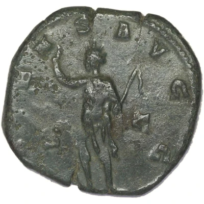 Sestertius - Gallienus ORIENS AVGG S C; Sol back