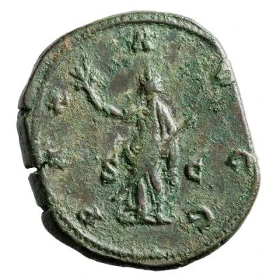 Sestertius - Gallienus PAX AVGG S C; Pax back