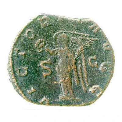 Sestertius - Gallienus VICTORIA AVGG S C; Victory back