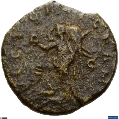 Sestertius - Gallienus VICTORIA GERM S C; Victory back