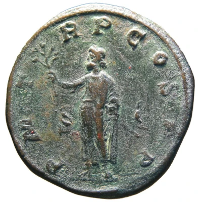 Sestertius - Gordian I P M TR P COS P P S C back