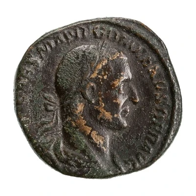 Sestertius - Gordian I P M TR P COS P P S C front