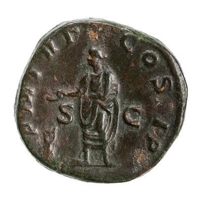 Sestertius - Gordian I P M TR P COS P P S C back