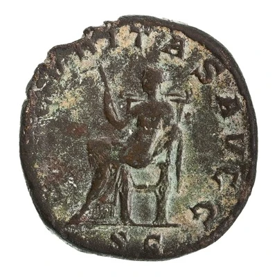 Sestertius - Gordian I SECVRITAS AVGG S C; Securitas back
