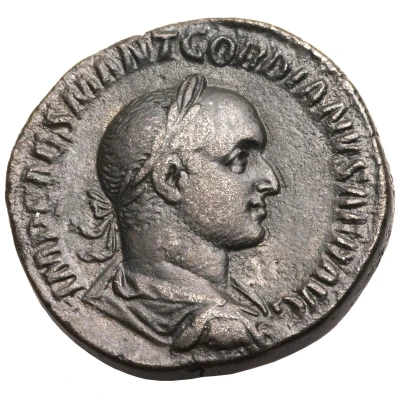 Sestertius - Gordian II ROMAE AETERNAE S C; Roma and Victory front