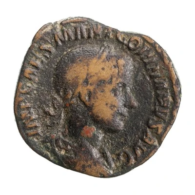 Sestertius - Gordian III AEQVITAS AVG S C; Aequitas front