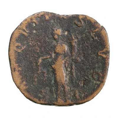 Sestertius - Gordian III AEQVITAS AVG S C; Aequitas back