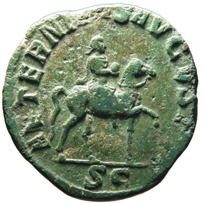 Sestertius - Gordian III AETERNITATAS AVGVSTI S C back