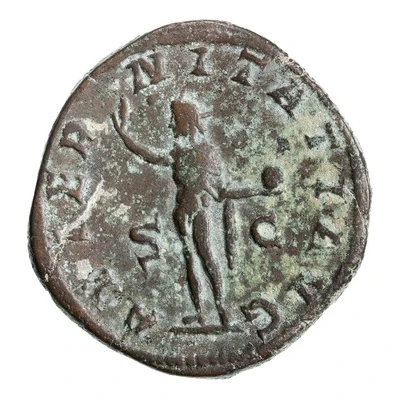 Sestertius - Gordian III AETERNITATI AVG S C; Aeternitas back