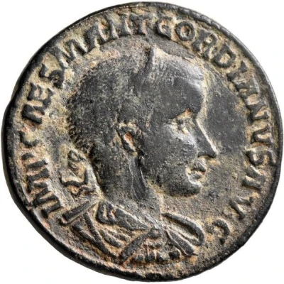 Sestertius - Gordian III CAES ANTIOCH COL S R front