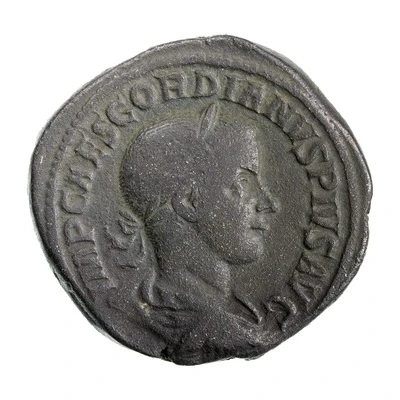 Sestertius - Gordian III CONCORDIA AVG S C; Concordia front