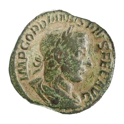 Sestertius - Gordian III FELICIT TEMPOR S C; Felicitas front