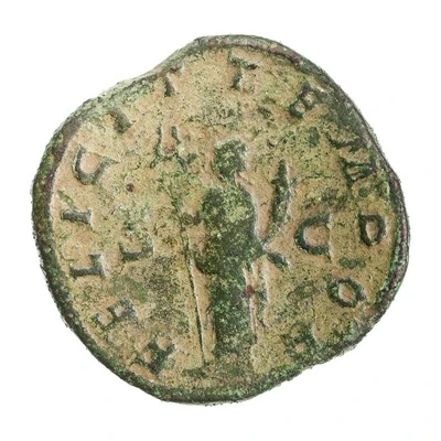 Sestertius - Gordian III FELICIT TEMPOR S C; Felicitas back