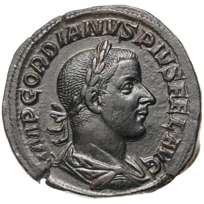 Sestertius - Gordian III FORTVNA REDVX S C; Fortuna front