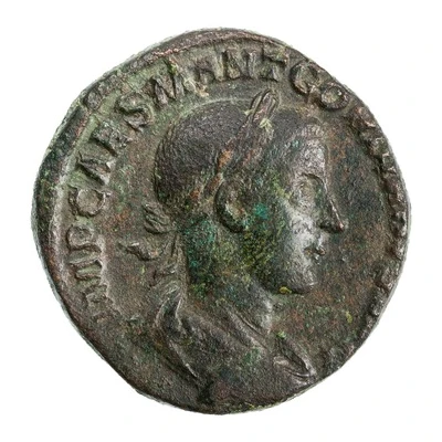 Sestertius - Gordian III IOVI CONSERVATORI S C front