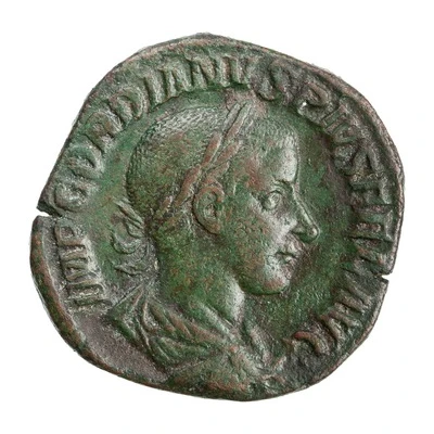 Sestertius - Gordian III LIBERALITAS AVG III S C; Liberalitas front
