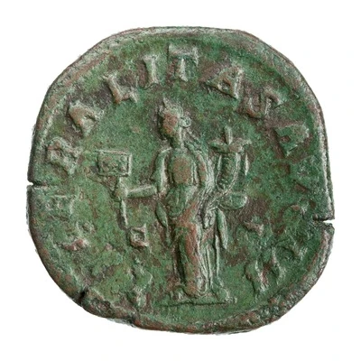 Sestertius - Gordian III LIBERALITAS AVG III S C; Liberalitas back