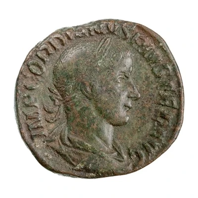 Sestertius - Gordian III LIBERALITAS AVG IIII S C; Liberalitas front