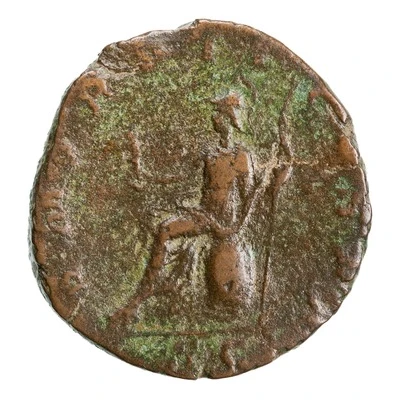 Sestertius - Gordian III P M TR P II COS P P S C; Roma back
