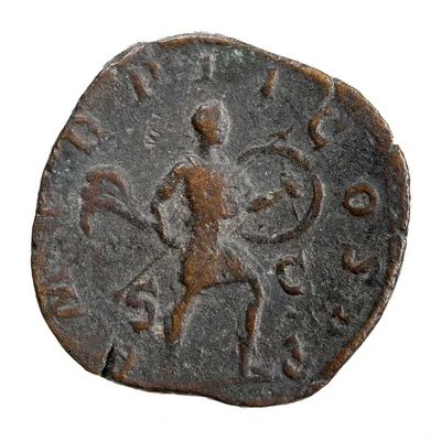 Sestertius - Gordian III P M TR P II COS P P S C back
