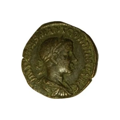 Sestertius - Gordian III P M TR P II COS P P S C front
