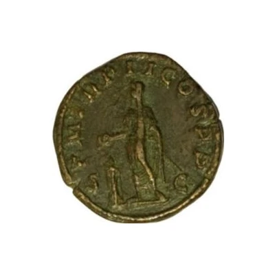 Sestertius - Gordian III P M TR P II COS P P S C back