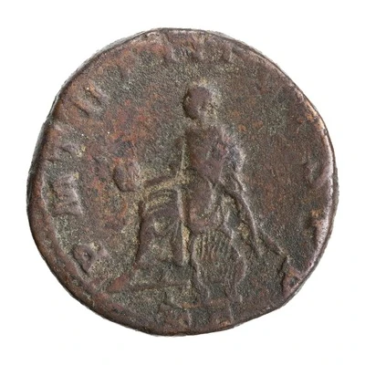 Sestertius - Gordian III P M TR P III COS P P S C back