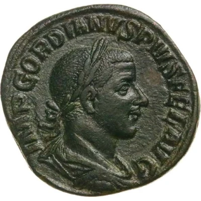 Sestertius - Gordian III P M TR P V COS II P P S C front