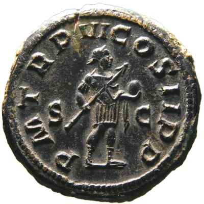 Sestertius - Gordian III P M TR P VI COS II P P S C back