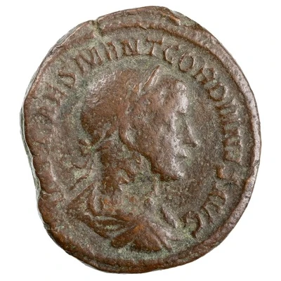 Sestertius - Gordian III PAX AVGVSTI S C; Pax front