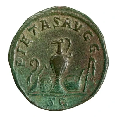 Sestertius - Gordian III PIETAS AVGG S C back