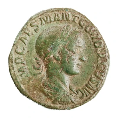 Sestertius - Gordian III PROVIDENTIA AVG S C; Providentia front