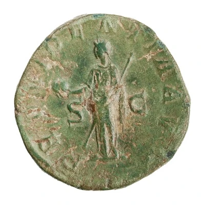 Sestertius - Gordian III PROVIDENTIA AVG S C; Providentia back