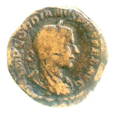 Sestertius - Gordian III PROVIDENTIA AVG S C; Providentia front