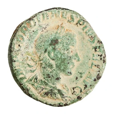 Sestertius - Gordian III VICTORIA AETERNA S C; Victory front