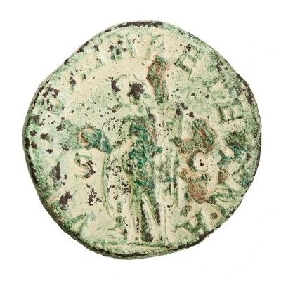 Sestertius - Gordian III VICTORIA AETERNA S C; Victory back