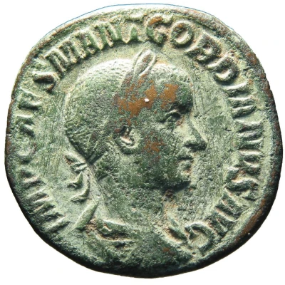 Sestertius - Gordian III VICTORIA AVG S C; Victory front