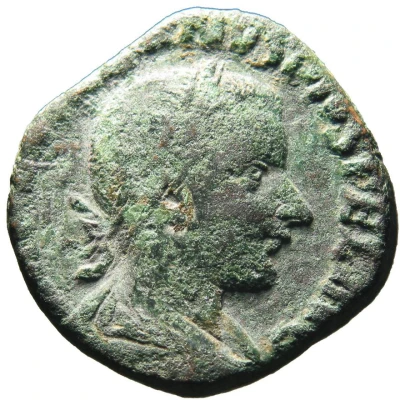 Sestertius - Gordian III VICTORIA AVGVSTI S C; Victory front