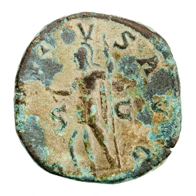 Sestertius - Gordian III VIRTVS AVG S C; Virtus back