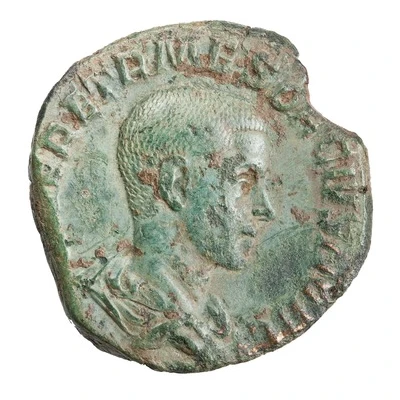 Sestertius - Herennius Etruscus as Caesar PRINCIPI IVVENTVTIS S C front