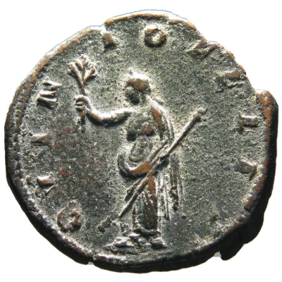 Sestertius - Hostilian QVINTO FELIX S C; Pax back
