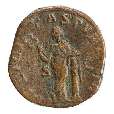 Sestertius - Julia Mamaea FELICITAS PVBLICA S C; Felicitas back