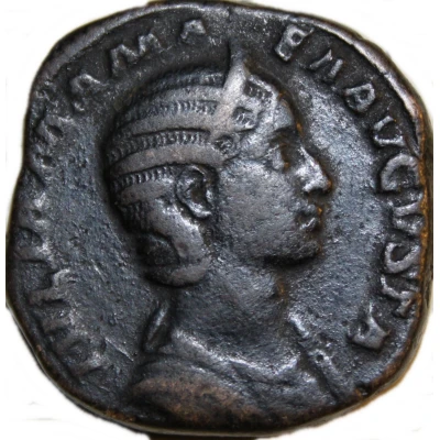 Sestertius - Julia Mamaea FELICITAS PVBLICA S C; Felicitas front