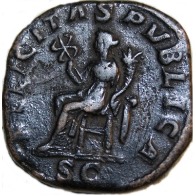 Sestertius - Julia Mamaea FELICITAS PVBLICA S C; Felicitas back