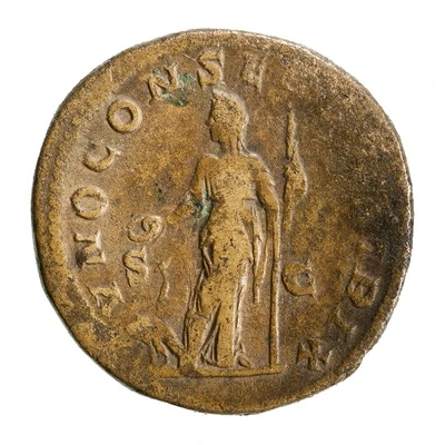 Sestertius - Julia Mamaea IVNO CONSERVATRIX S C; Juno back