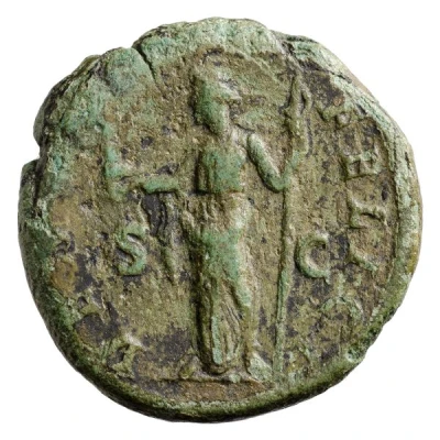 Sestertius - Julia Mamaea VENERI FELICI S C; Venus back
